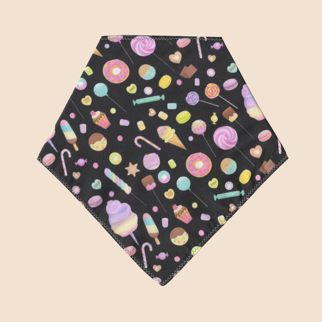 Sweet Delights Snap-on Bandana - Wiggly Pup Bandana