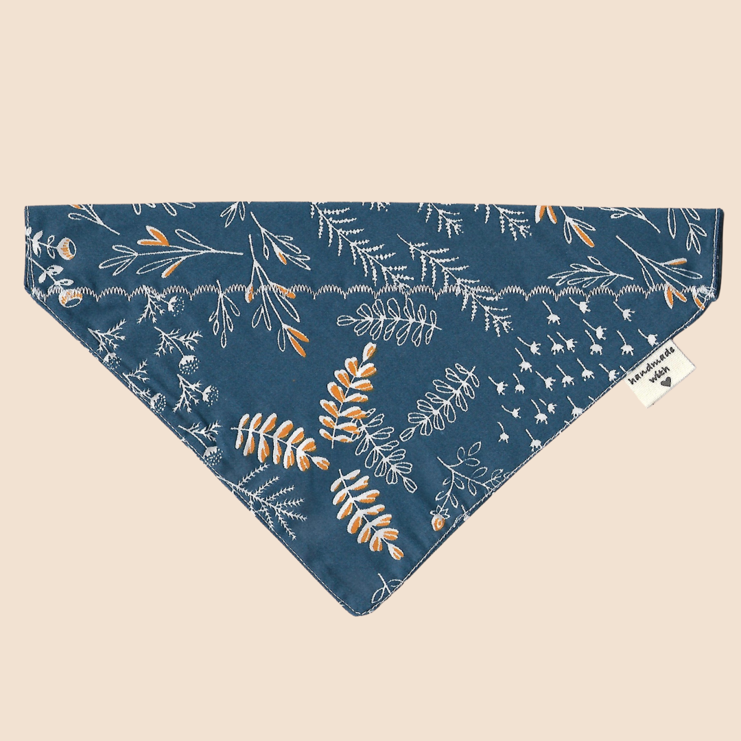 Oxford Floral Bandana - Wiggly Pup Bandana